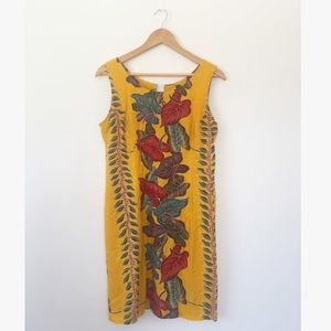 Vintage Hawaiian Floral Dress